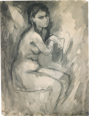 Биргер Борис Георгиевич. Обнаженная модель